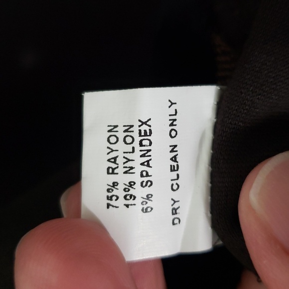 Britt Ryan Mini Dress 10 Black Pink Long Sleeve Color Block Preppy Cocktail - Picture 11 of 13